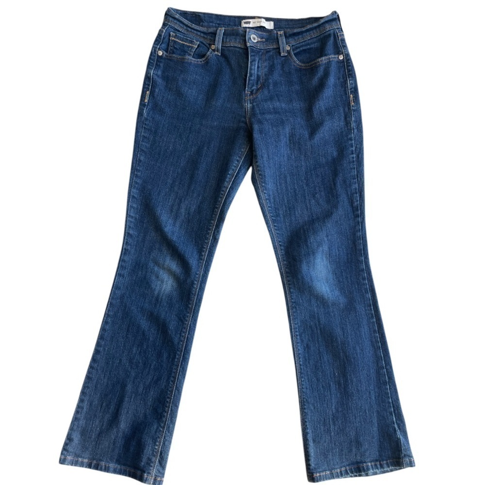 Levi’s 515 Boot Cut Jeans Women’s Size 6 Short/C Medium Wash Stretch Denim